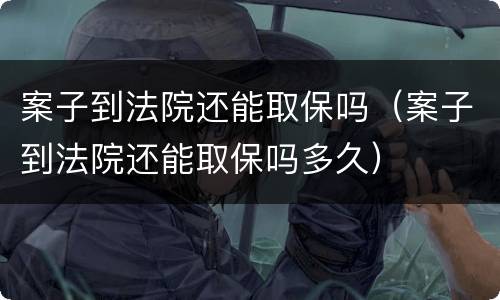 案子到法院还能取保吗（案子到法院还能取保吗多久）