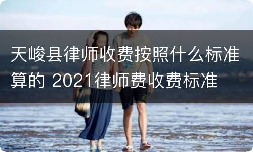 天峻县律师收费按照什么标准算的 2021律师费收费标准