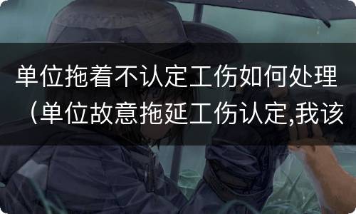 单位拖着不认定工伤如何处理（单位故意拖延工伤认定,我该怎么办）