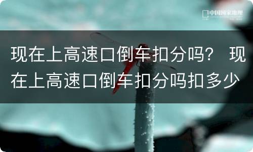 现在上高速口倒车扣分吗？ 现在上高速口倒车扣分吗扣多少