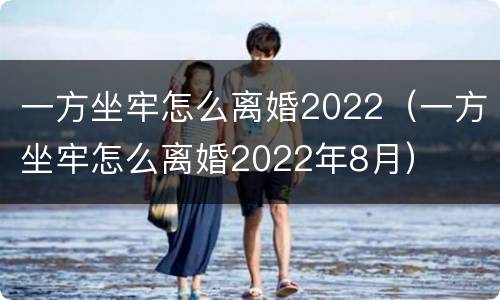 一方坐牢怎么离婚2022（一方坐牢怎么离婚2022年8月）